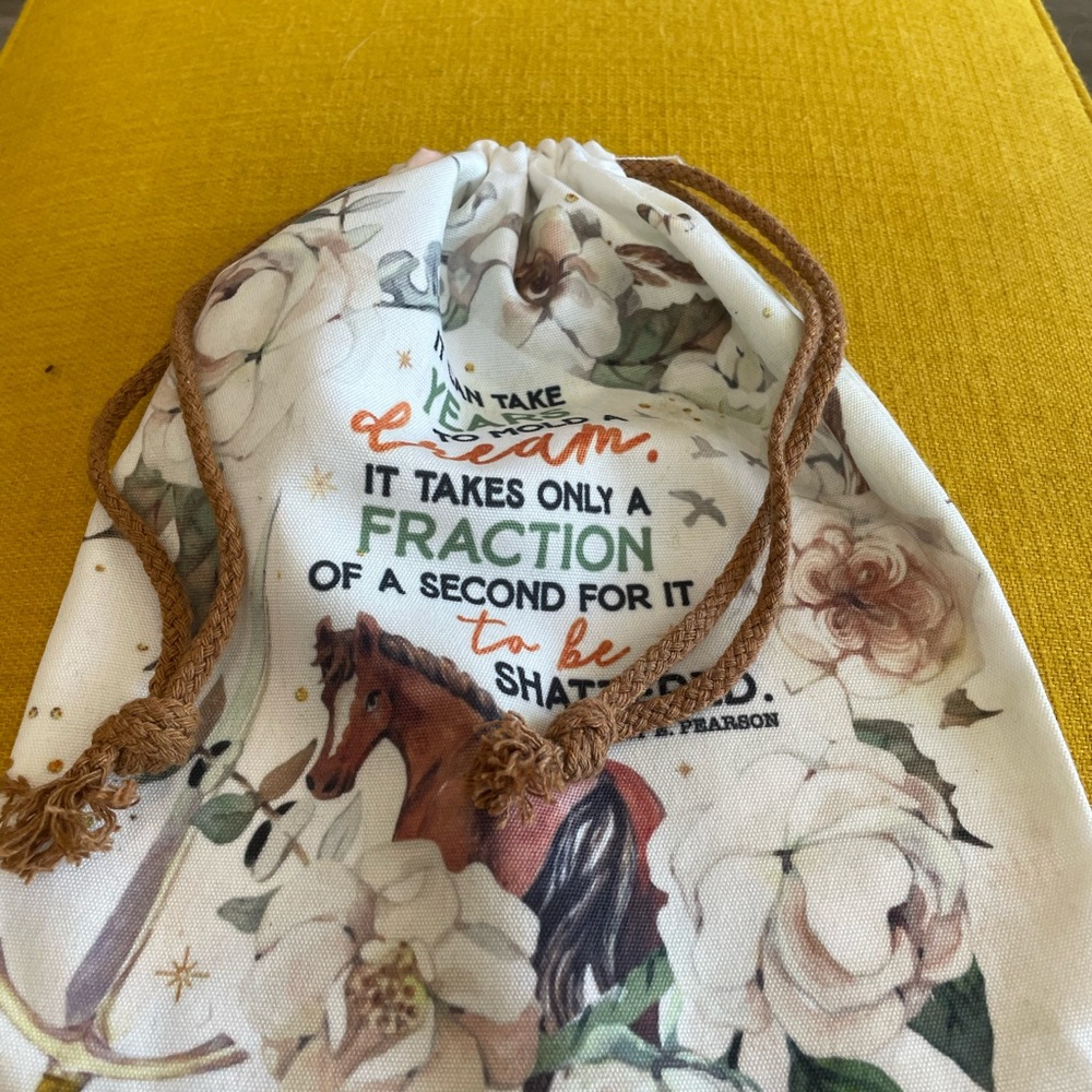 Bookish Drawstring Pouch - Picture 3 of 3